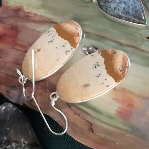 Picture Jasper earrings